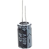 TOOGOO(R) 5 pcs 400V 47UF 18 x 20mm Condensador electrolitico de aluminio